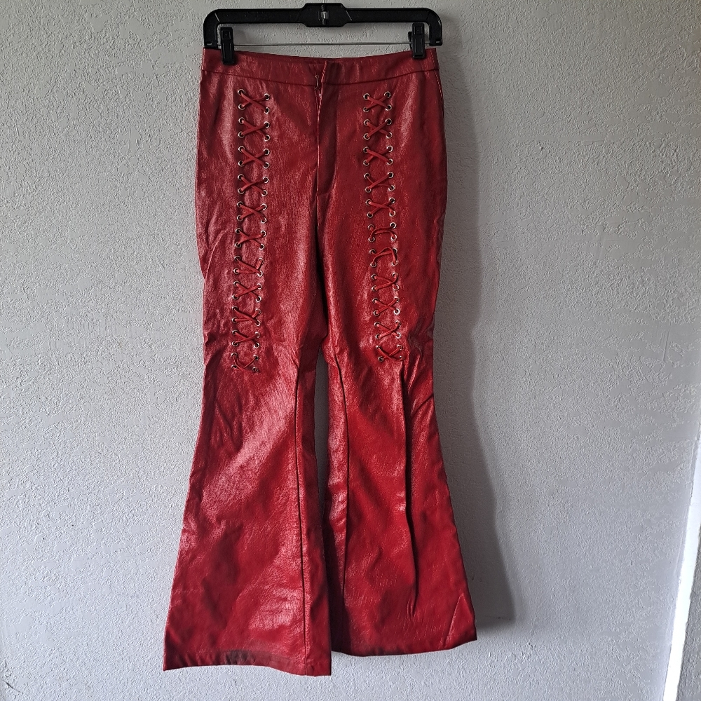 Fashion Nova Faux Leather Pants - Picture 5 of 8